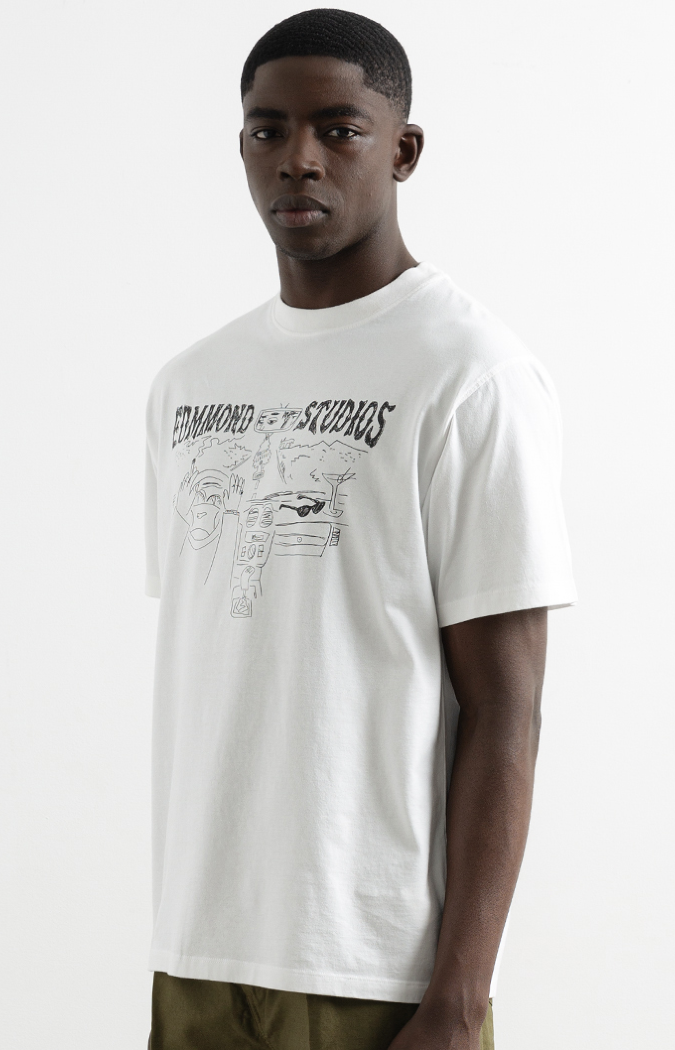 Edmmond Studios Fresh Classics T-Shirt Herren Weiß